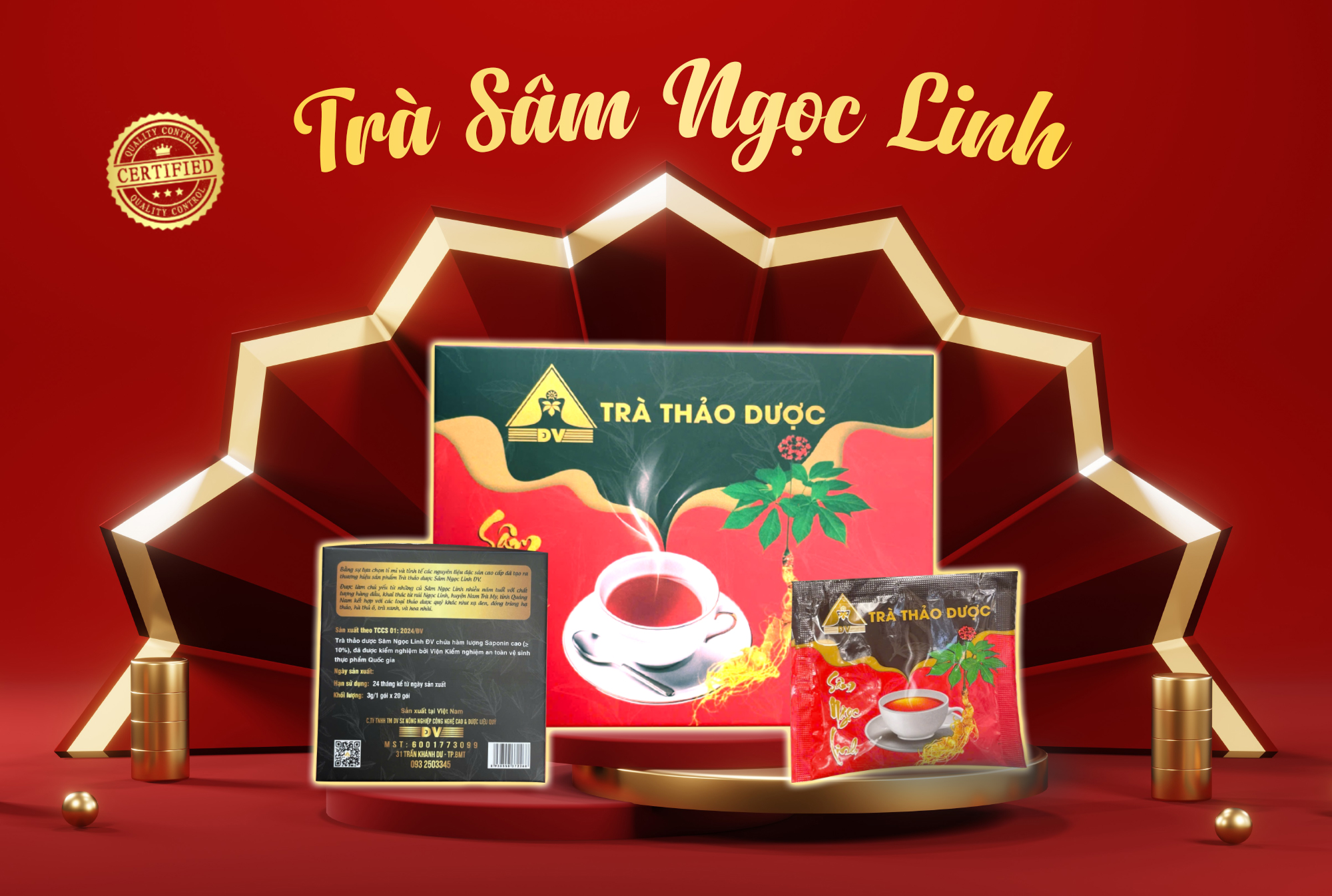 Trà Thảo Dược Sâm Ngọc Linh